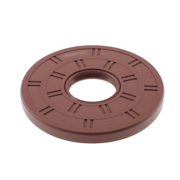 Unique Bargains Universal Oil Seal TC Double Lip W Steel Spring Seal Ring Rotary Shaft Seal 25x72x7mm High Pressure FKM Rubber Brown 1 Pcs