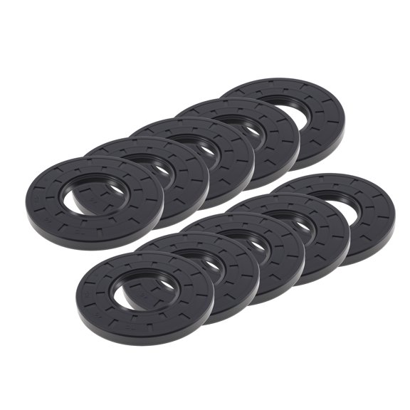 Unique Bargains Universal Oil Seal TC Double Lip W Steel Spring Seal Ring Rotary Shaft Seal 40x85x8mm High Pressure Nitrile Rubber Black 10 Pcs