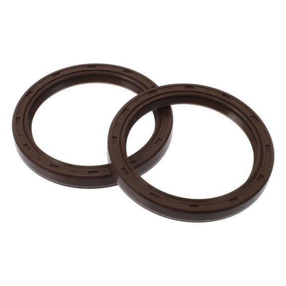 Unique Bargains Universal Oil Seal TC Double Lip W Steel Spring Seal Ring Rotary Shaft Seal High Pressure FKM Rubber Brown 2 Pcs 58x72x8mm