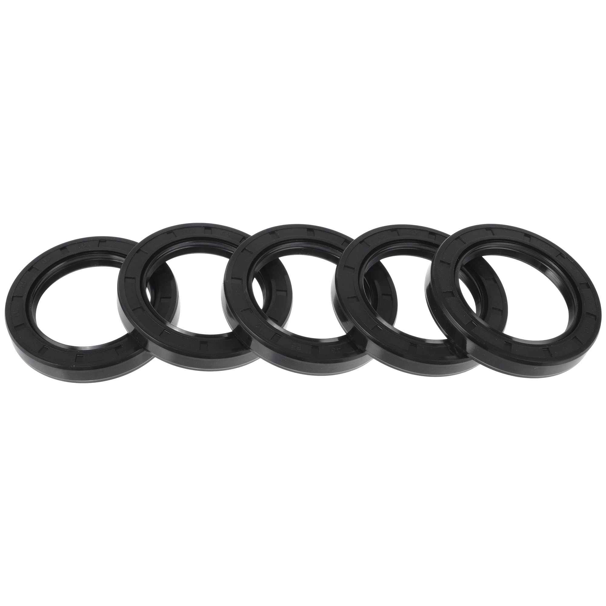 TC-Öldichtung 45x65x10 Mm – Doppellippe Mit Stahlfeder, NBR-Gummi, 5 Stück, Für Rotierende Wellen