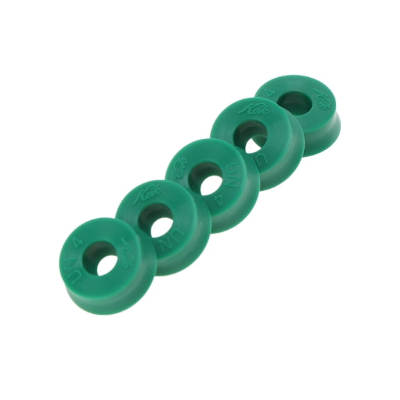 Unique Bargains Universal Oil Seal UN Lip Seal Ring Rotary Shaft Seal 4x10x4mm High Pressure TPU Green 5 Pcs