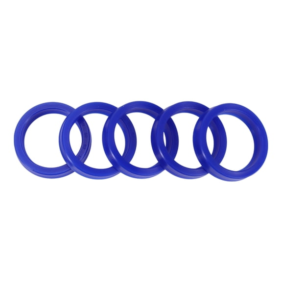 Unique Bargains Universal Oil Seal UN Lip Seal Ring Rotary Shaft Seal 50x63x12mm High Pressure TPU Blue 5 Pcs