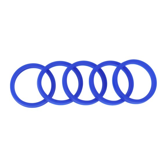 Unique Bargains Universal Oil Seal UN Lip Seal Ring Rotary Shaft Seal 53x63x8mm High Pressure TPU Blue 5 Pcs