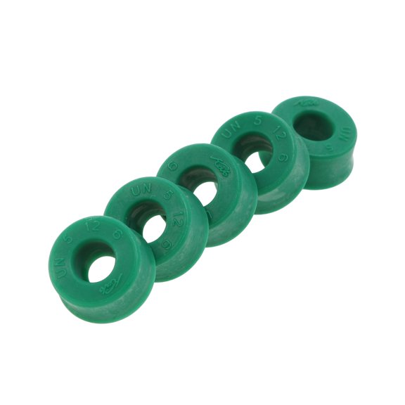 Unique Bargains Universal Oil Seal UN Lip Seal Ring Rotary Shaft Seal 5x12x6mm High Pressure TPU Green 5 Pcs