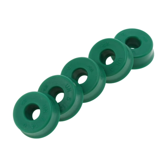 Unique Bargains Universal Oil Seal UN Lip Seal Ring Rotary Shaft Seal 5x14x6mm High Pressure TPU Green 5 Pcs