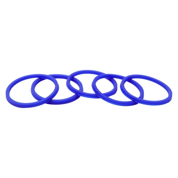 Unique Bargains Universal Oil Seal UN Lip Seal Ring Rotary Shaft Seal 71x80x6mm High Pressure TPU Blue 5 Pcs