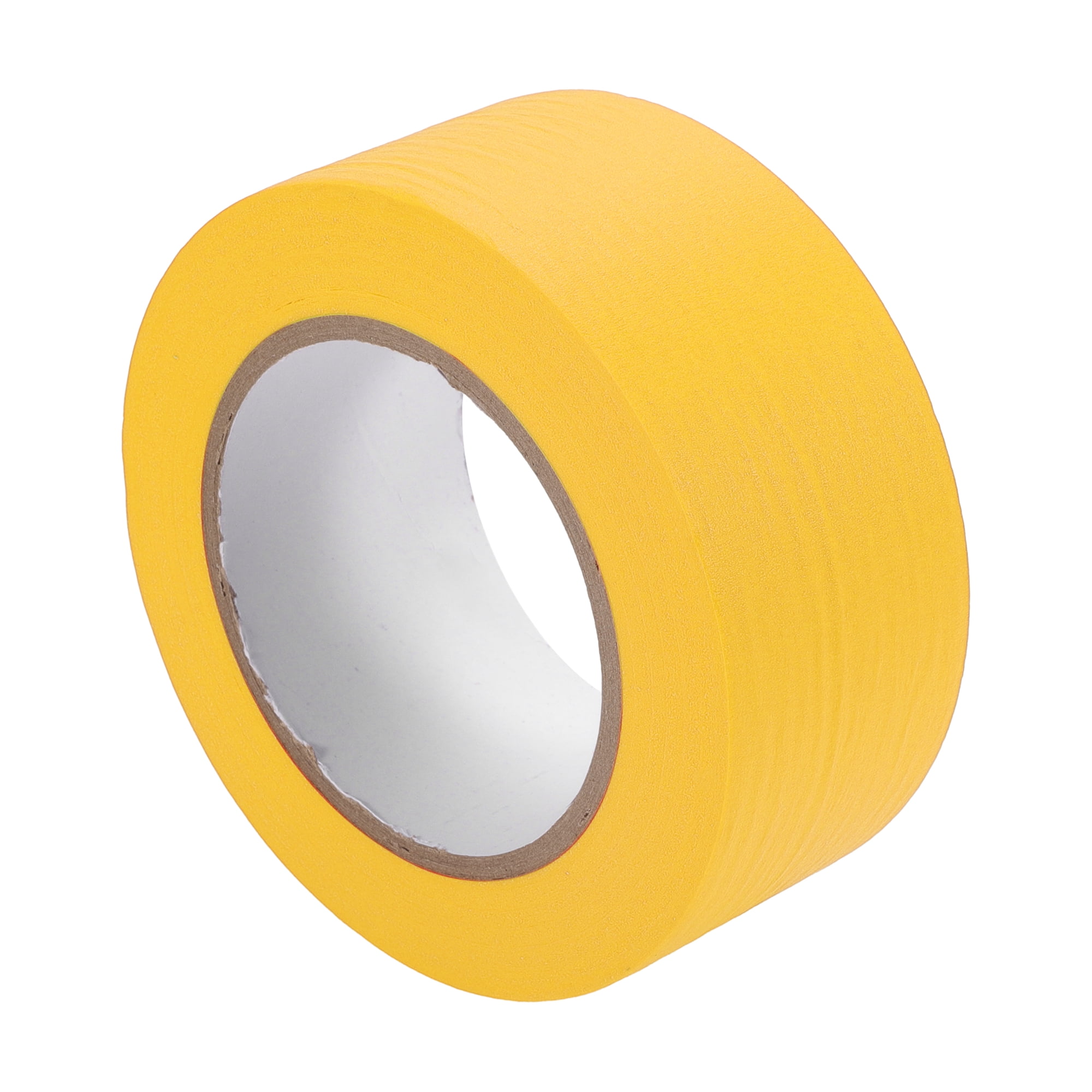 Unique Bargains Universal Painters Tape DIY Car Auto Paint Yellow 2 Inches x 54.7 Yards