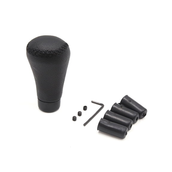 Unique Bargains 1PC Universal Plastic Car Vehicle Manual Gear Stick Shift Knob Shifter Cover Black