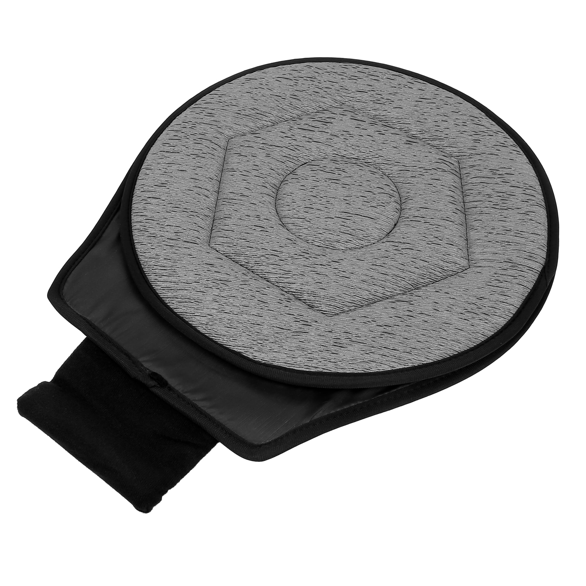 Unique Bargains Universal Rotating Seat Cushion Grey UltraThin Non