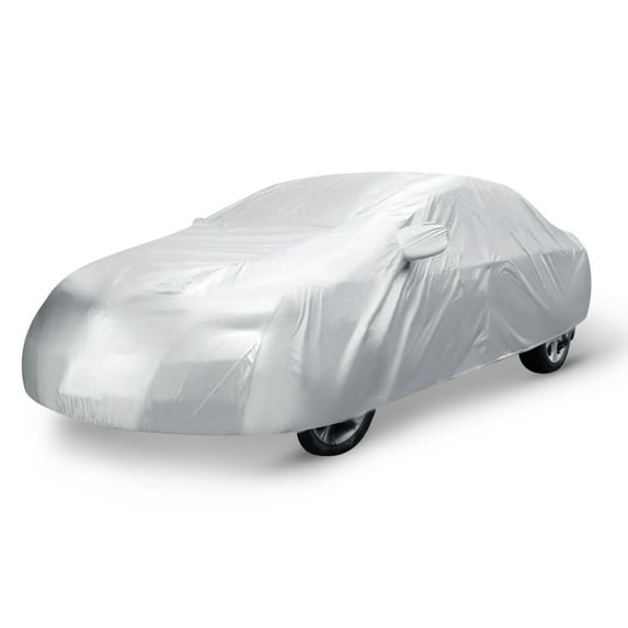 Unique Bargains Universal Sedan Car Cover Waterproof Outdoor Sun UV Rain Resistant Protection M 4.9M x 1.8M x 1.5M