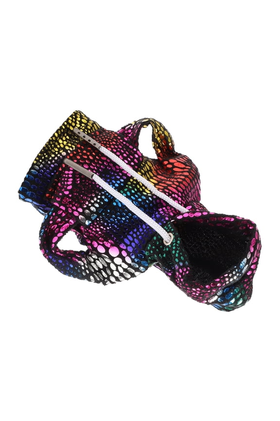 Universal Shift Knob Cover Reflective Pattern Gearstick Hoodie for Car RV Truck SUV Fabric Black