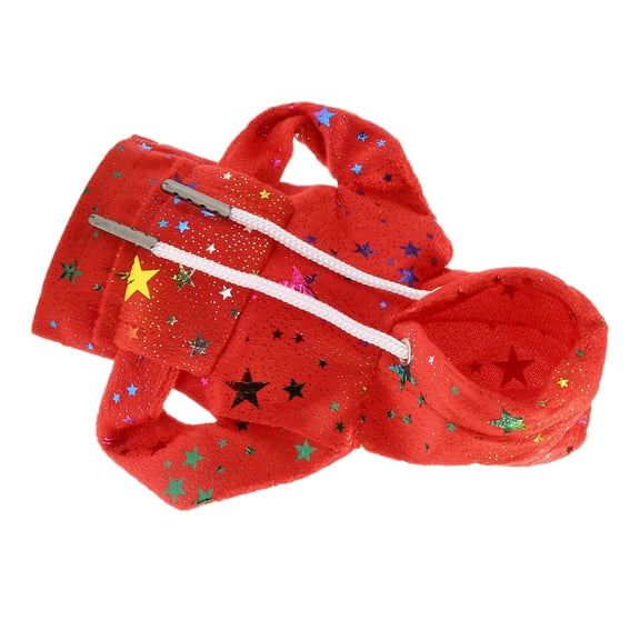 Unique Bargains Universal Shift Knob Cover Reflective Stars Pattern Gearstick Hoodie for Car RV Truck SUV Fabric Red