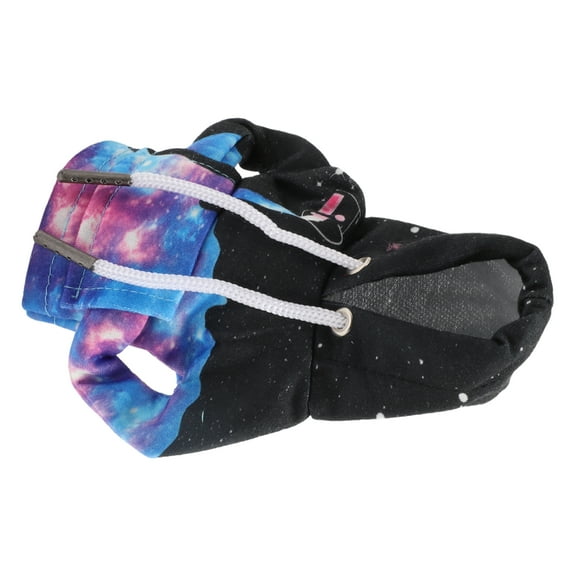 Unique Bargains Universal Shift Knob Cover Starry Sky Pattern Gearstick Hoodie for Car RV Truck SUV Fabric Blue Black