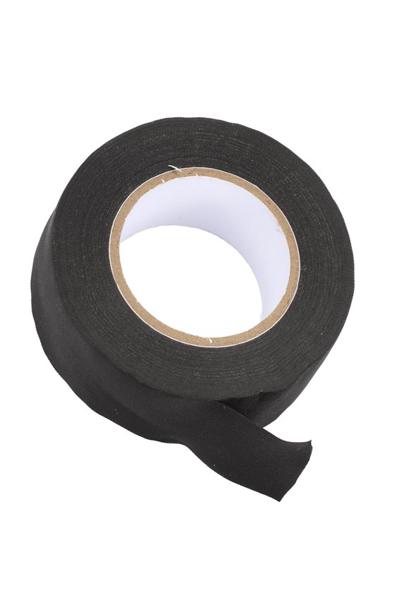 Universal Weatherstrip Car Tarpaulin Repair Tape Tent Awning Tape 0.98"x49.21ft Polyester Black 1pc
