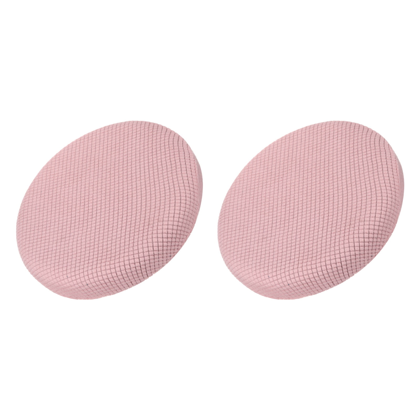 Unique Bargains Upgraded Round Bar Stool Covers for Chairs and Stools with Elastic Pink