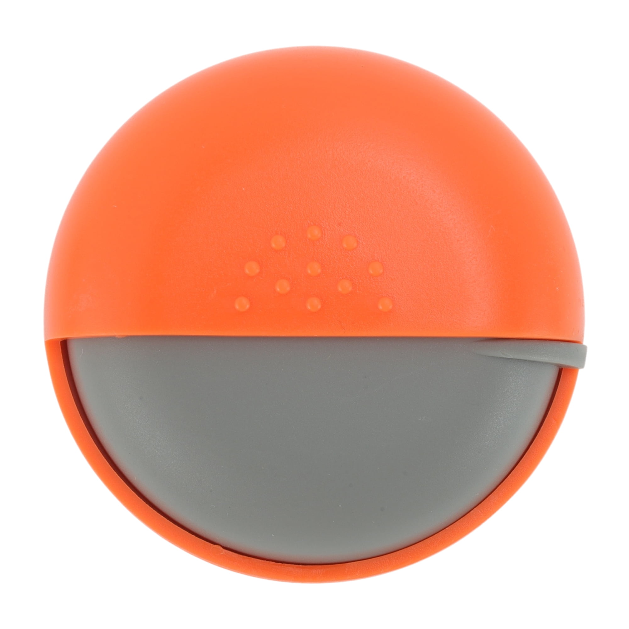 Unique Bargains Useful Durable 1 Grid Round Rotating Pill Case 1 Pc Orange