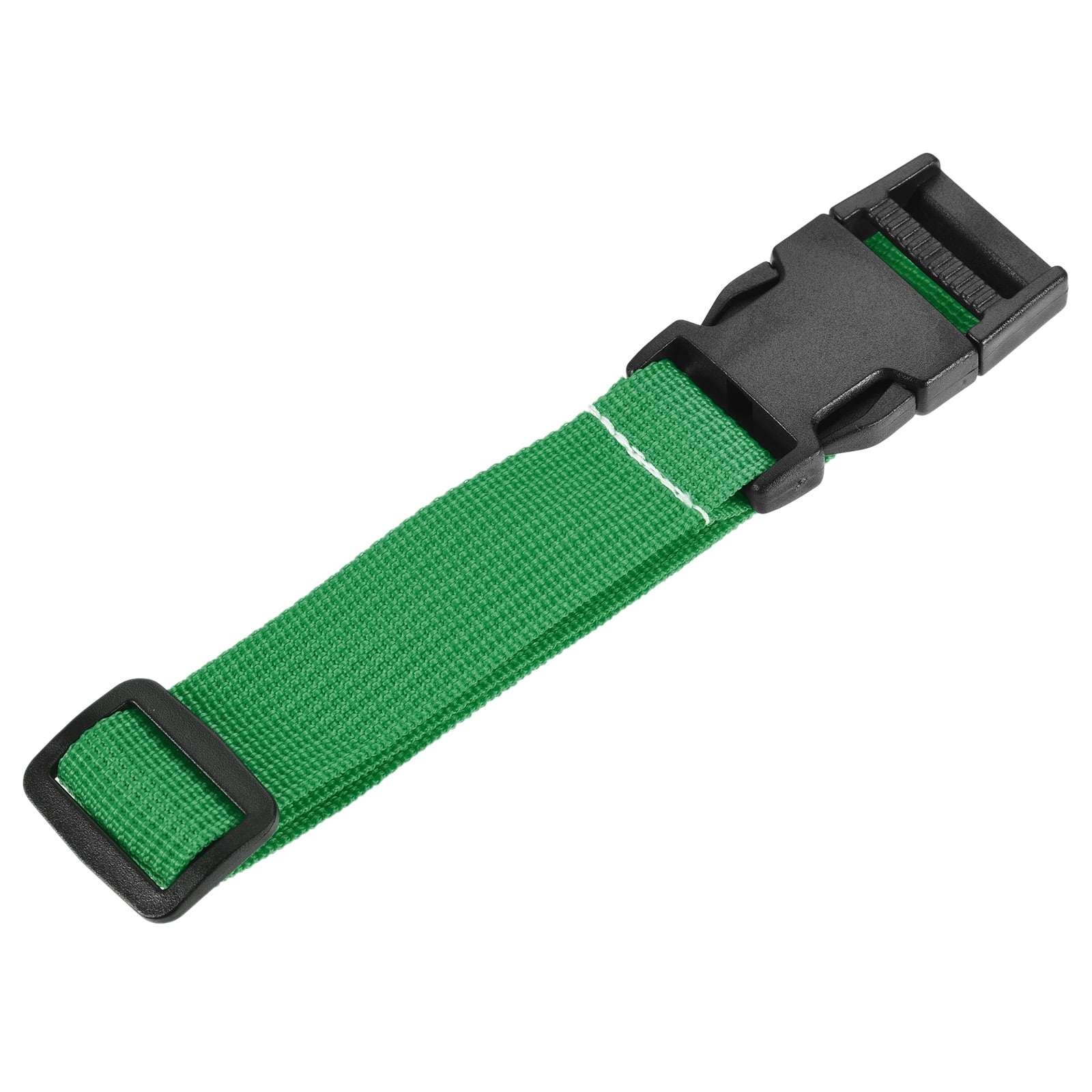Unique Bargains Utility Strap with Buckle Adjustable Belt for Outdoor Bag Luggage Packing Green