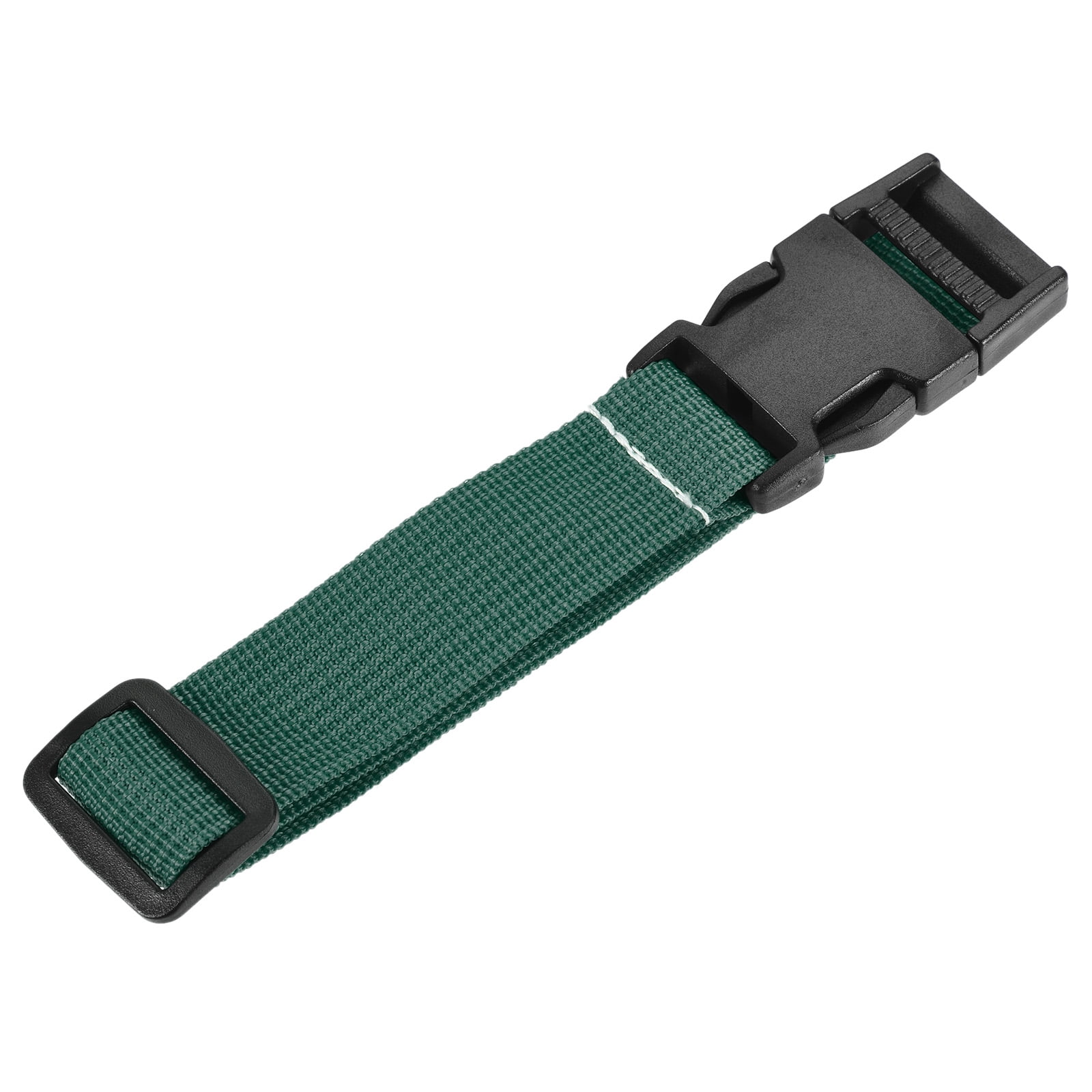 Unique Bargains Utility Strap with Buckle Adjustable Belt for Outdoor Bag Luggage Packing Light Green