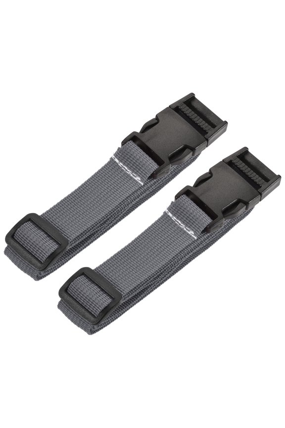 Utility Strap with Buckle Quick Release Belt Travel Luggage Packing Gray