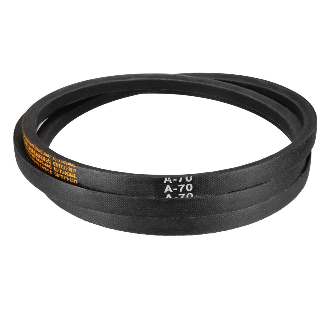 Unique Bargains V-Belt Pitch Length Industrial Rubber Transmission Belt 70"