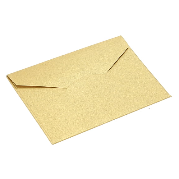 Unique Bargains V Flap Envelopes Invitation Envelope Gold Beige