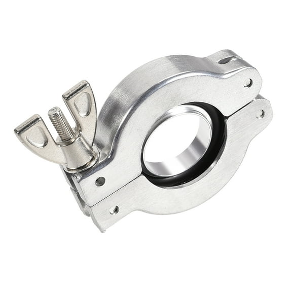Unique Bargains Vacuum Clamp 68mmx46mm KF40 Single Pin Clamp Wing Nut w Center Ring for Ferrule TC