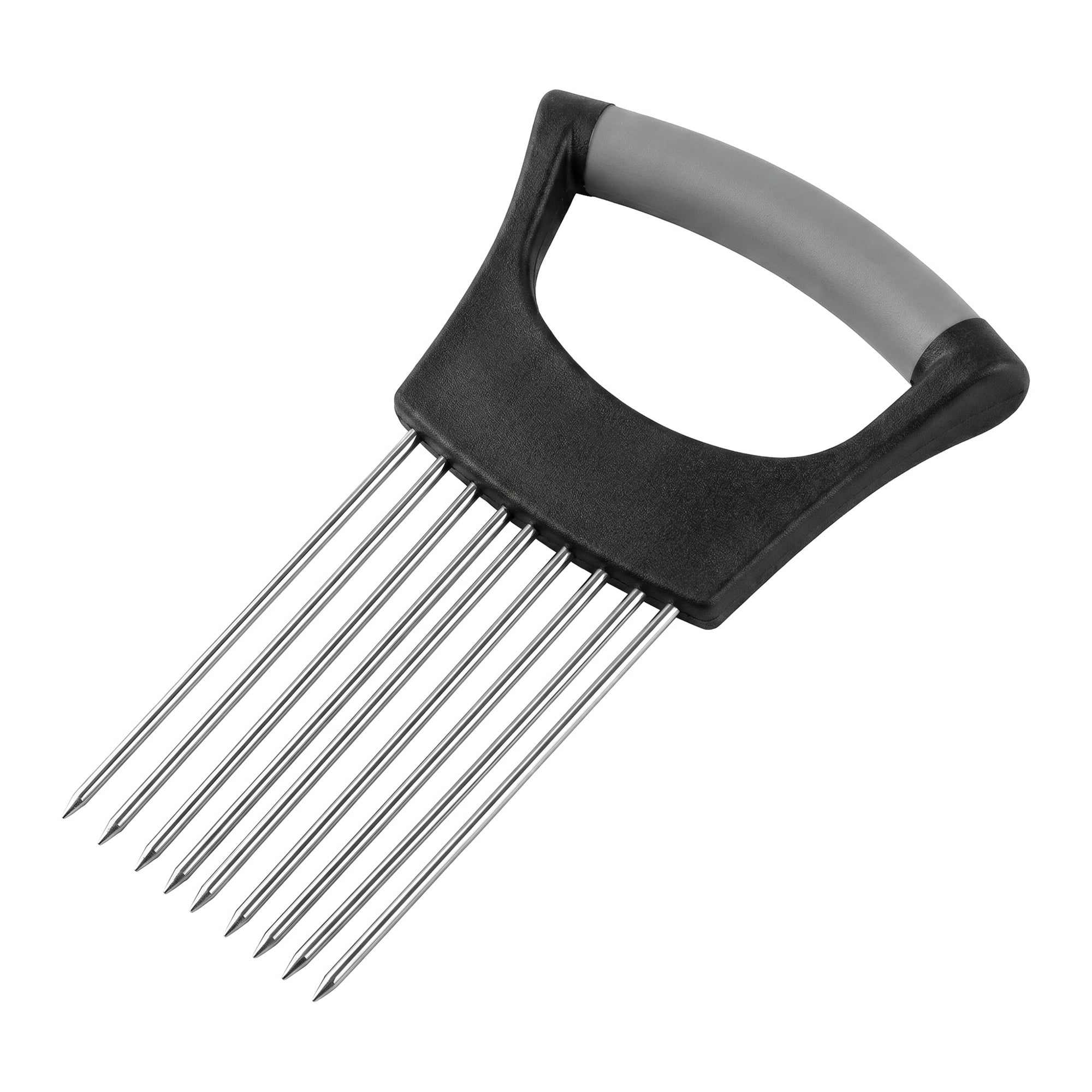 Unique Bargains Vegetable Chopper Food Processor Plastic Frame Tool with Pins Black/Gray