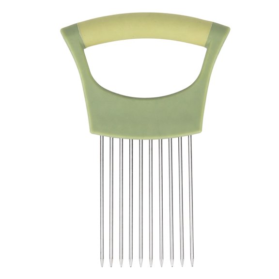 Unique Bargains Vegetable Chopper Food Processor Plastic Frame Tool with Pins Light Green