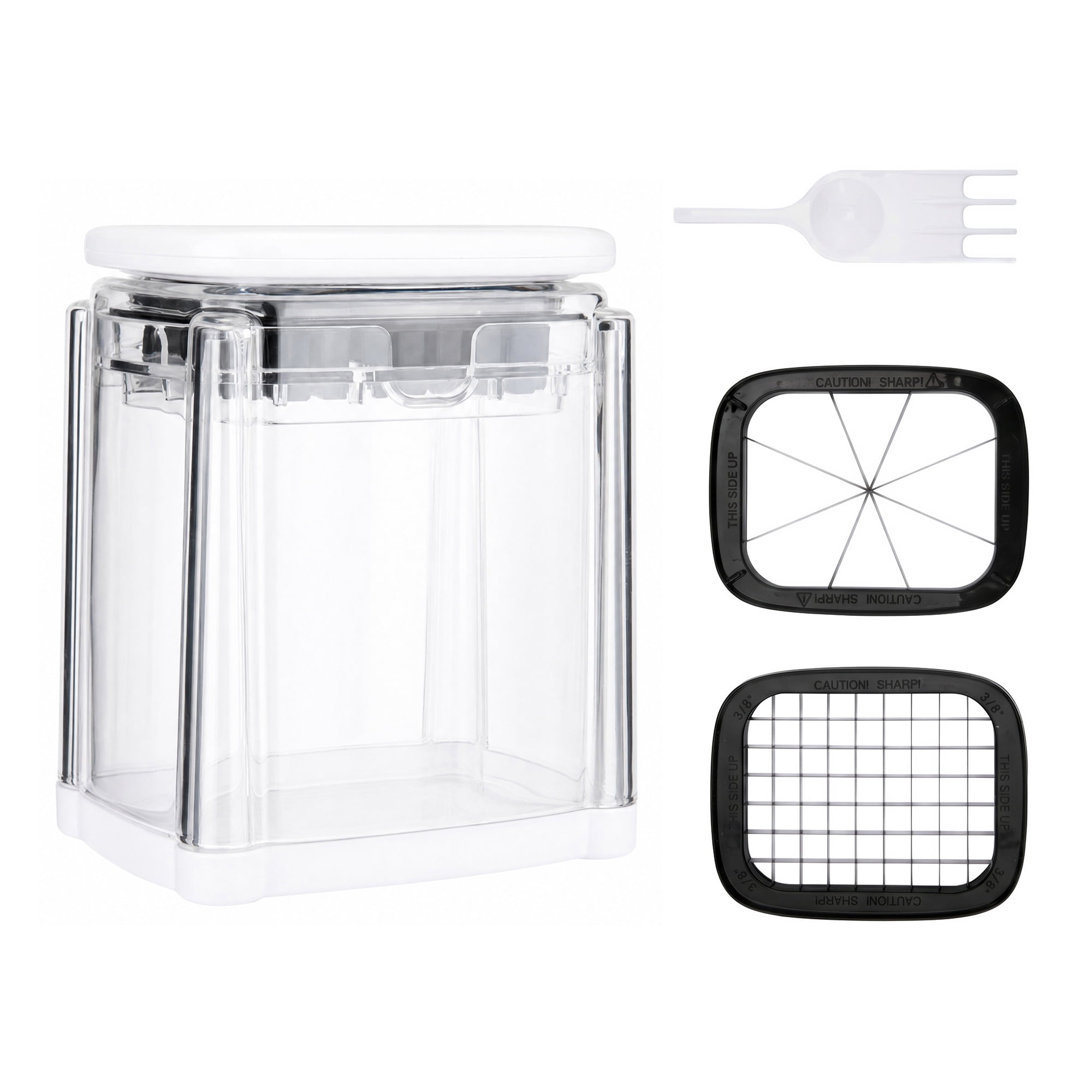 Unique Bargains Vegetable Chopper Food Processor Press Garlic Mincer Onion Cutter Black