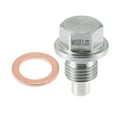 thumbnail image 1 of Unique Bargains Vehicle Engine Magnetic Oil Drain Plug M12x1.25 Stainless Steel with Copper Washer, 1 of 6