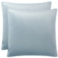 thumbnail image 1 of Unique Bargains Velvet Decorative softCushion Throw Pillow Cover 18" x 18" Pale Blue, 1 of 8