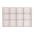 thumbnail image 1 of Unique Bargains Velvet Jewelry Organizers Trays with Removable Dividers Light Pink-12 Grid Tray, 1 of 7