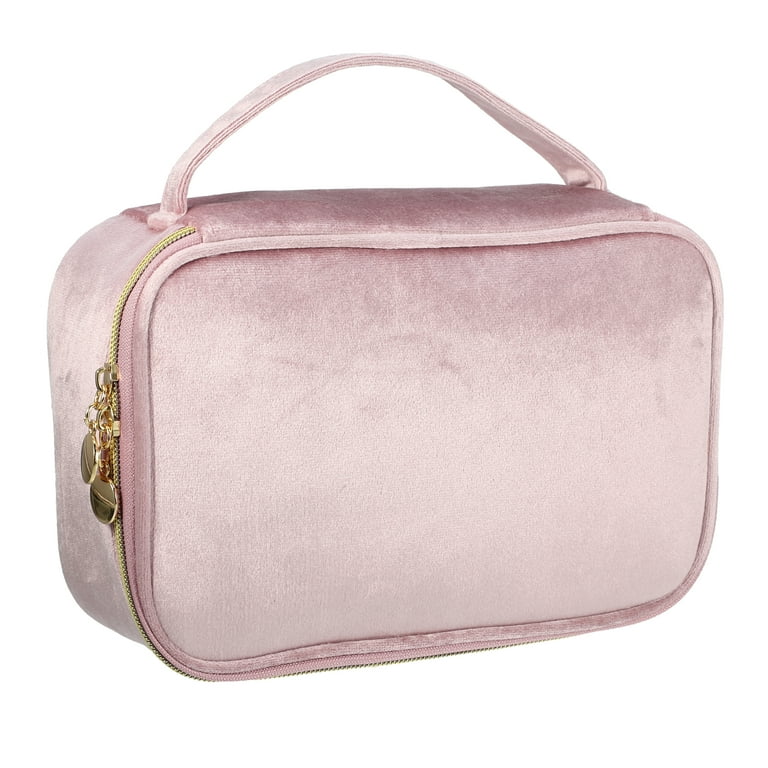 Large velvet makeup bag hotsell