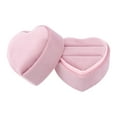 thumbnail image 1 of Unique Bargains Velvet Ring Box Jewelry Storage Holder Pink, 1 of 6