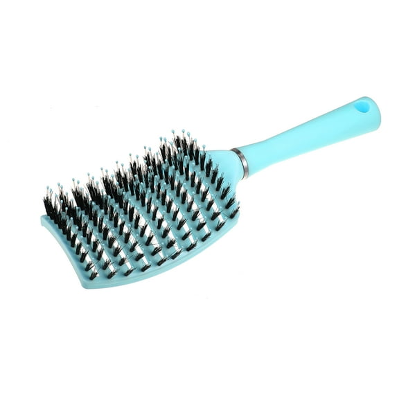 Unique Bargains 1Pc Vent Detangling Brush with Detangling Pins Hair Comb Blue