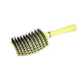 thumbnail image 1 of Unique Bargains 1Pc Vent Detangling Brush with Detangling Pins Hair Comb Yellow, 1 of 6