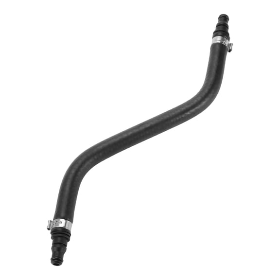 Unique Bargains Vent Line Hose No.A2125010525 Upper Radiator Overflow Coolant Hose for Mercedes-Benz E350 3.5L 2010-2016 Rubber Black Good Sealing
