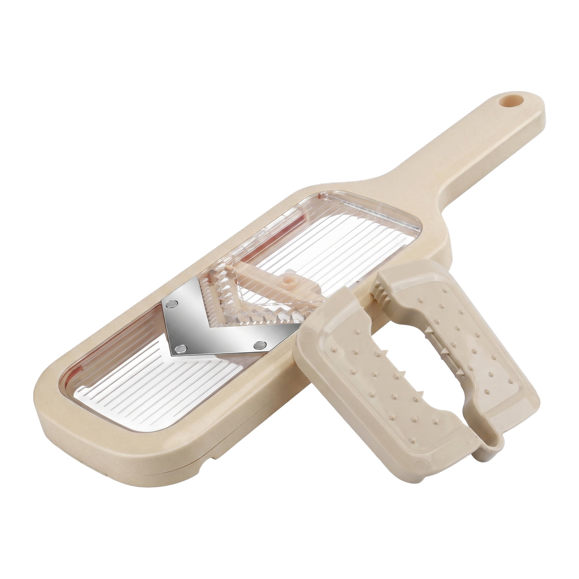 Unique Bargains Versatile 3-in-1 Vegetable Slicer and Chopper for Home White A 13.2"x4.3"