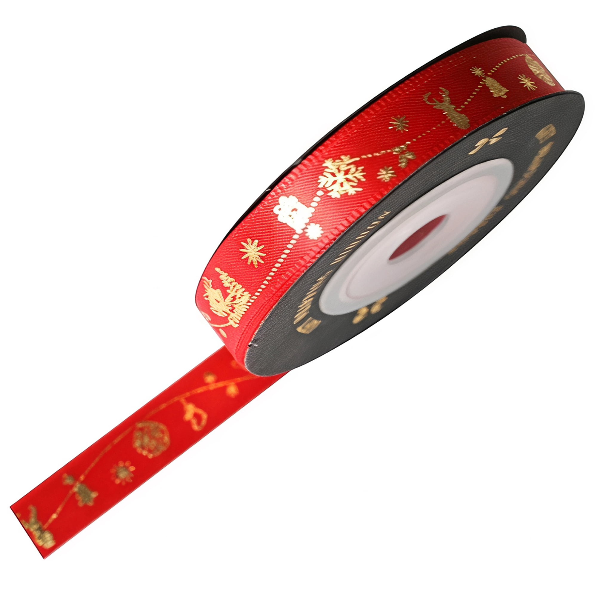 Unique Bargains Vibrant Cartoon Ribbon for Gift Wrapping Red Line Pattern 5.5 Yard