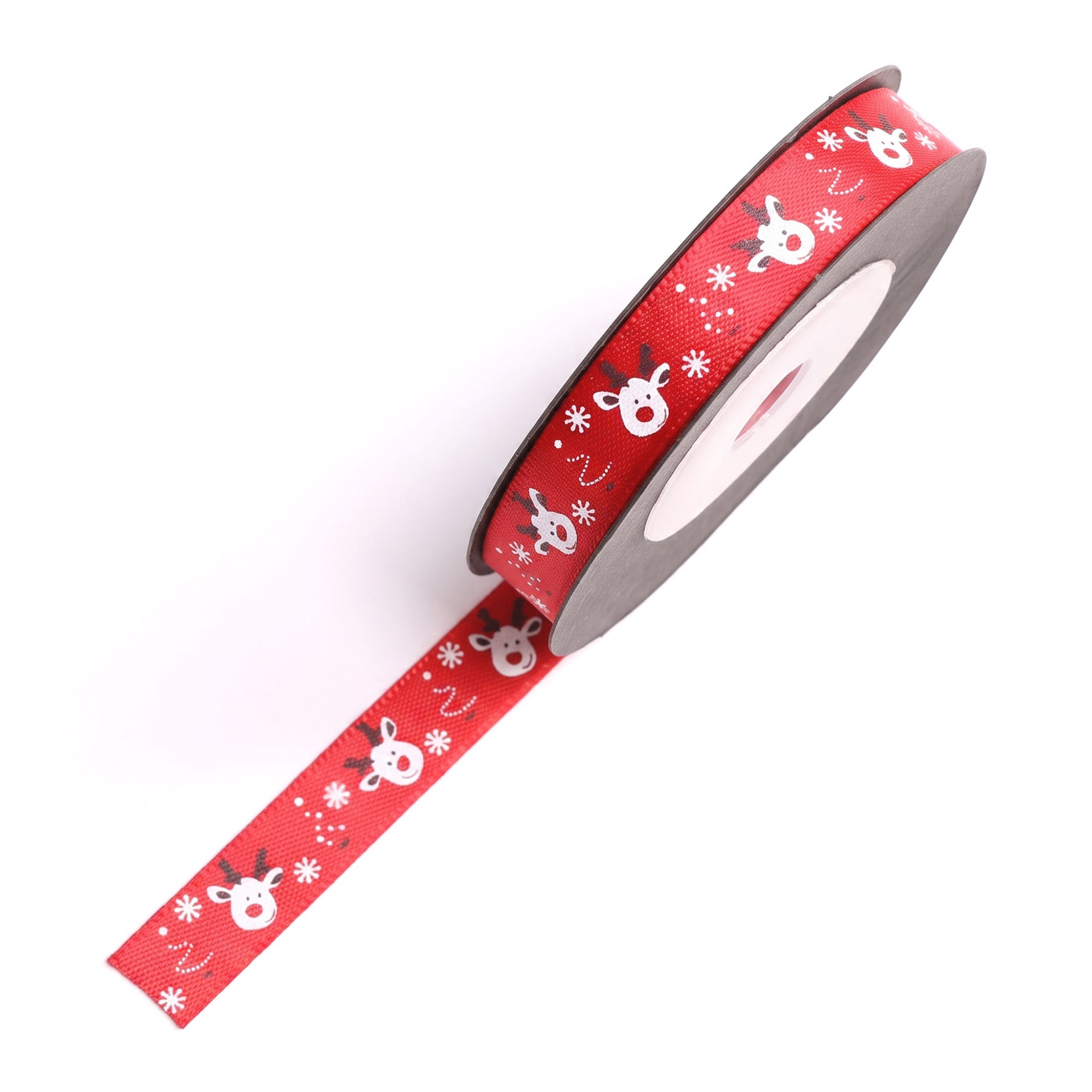 Unique Bargains Vibrant Cartoon Ribbon for Gift Wrapping Reindeer Pattern 5.5 Yard