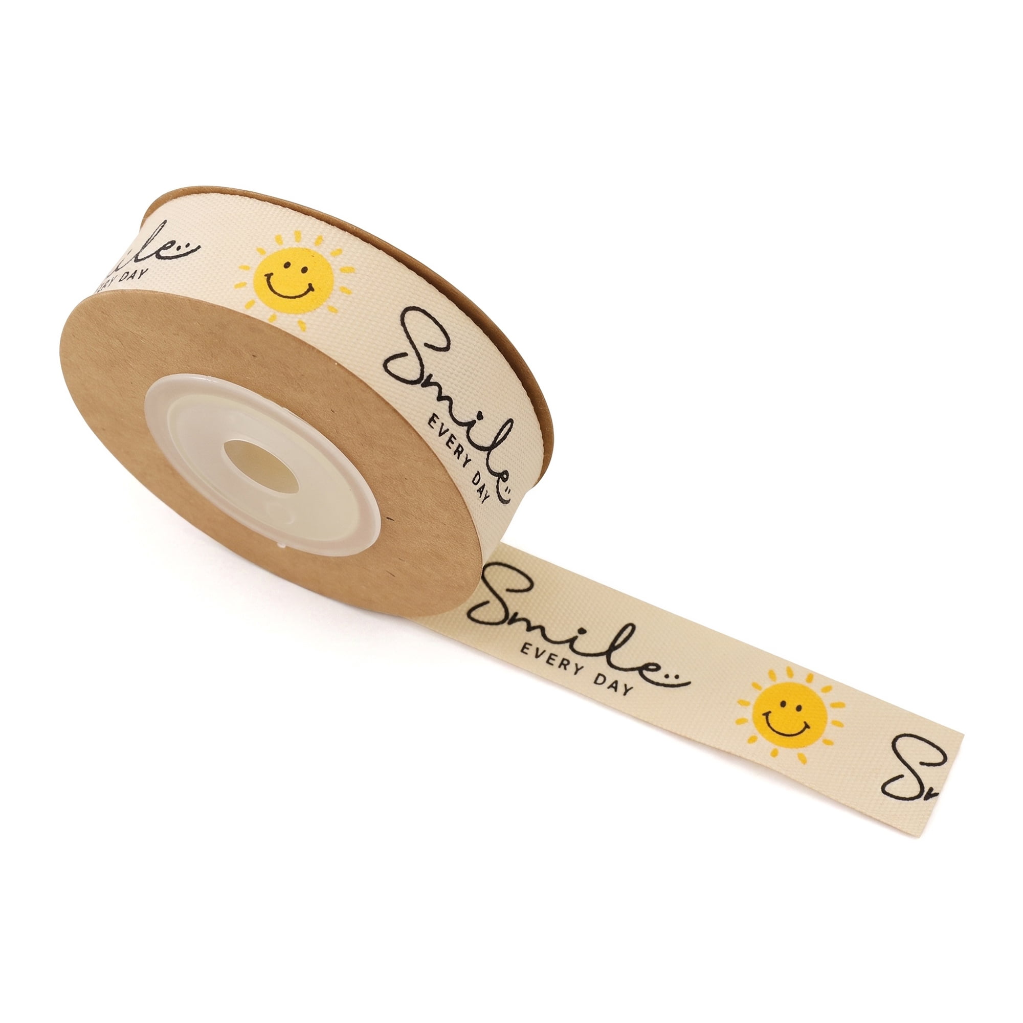 Unique Bargains Vibrant Fabric Cartoon Ribbon for Creative Gift Wrapping Projects Sun