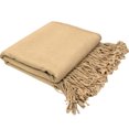 thumbnail image 1 of Unique Bargains Viscose Cotton Throw Blankets for Sofa, Chair Bed 50" x 65" Nude, 1 of 7