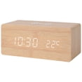 thumbnail image 1 of Unique Bargains Voice Activation Alarm Clock Khaki 6.7"L x 3.1"W x 2.8"H, 1 of 6