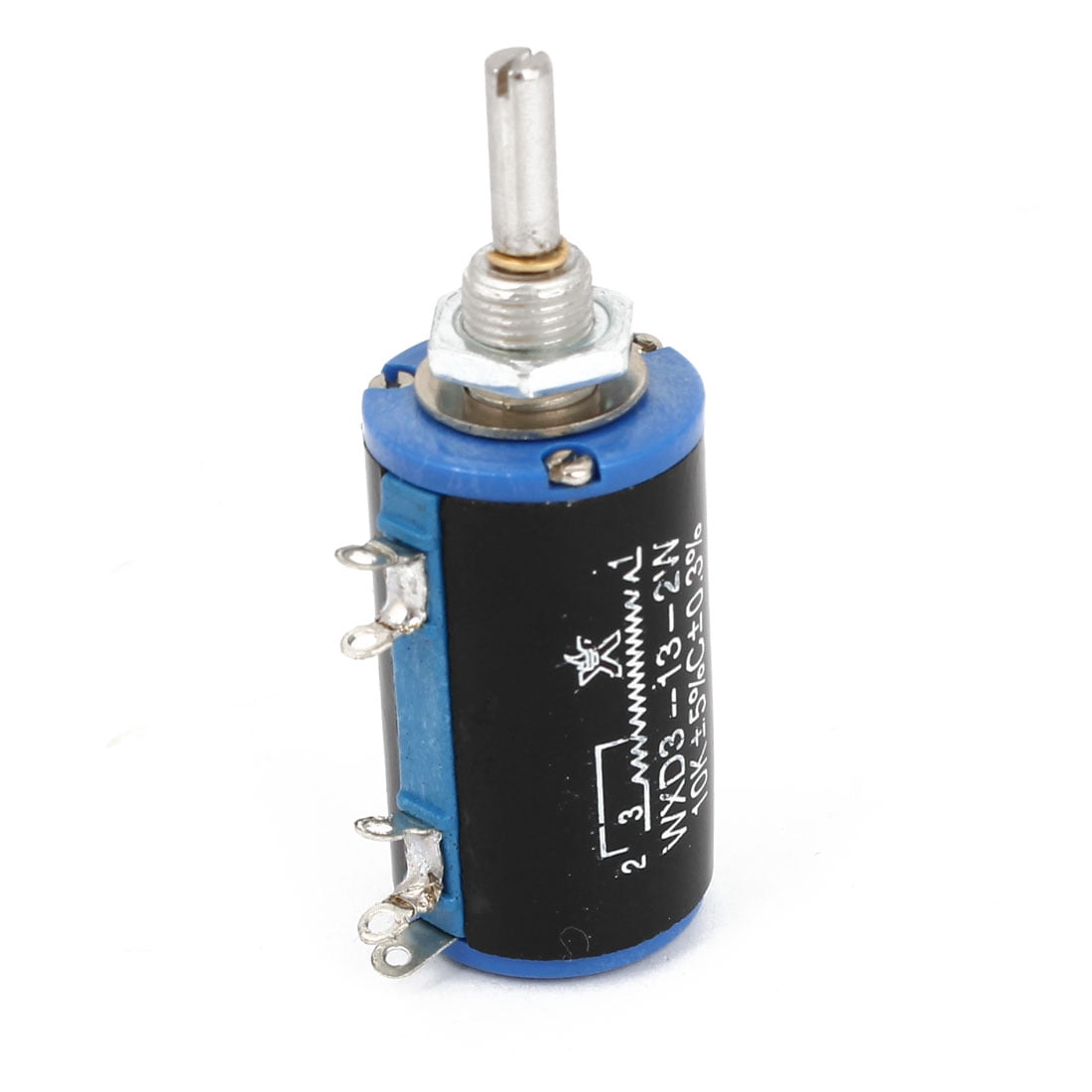 10-Pack B100K 100K Ohm Linear Taper Rotary Potentiometers – 15mm Panel Mount
