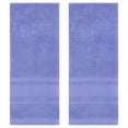 thumbnail image 1 of Unique Bargains Waffle Cotton Hand Towel Set of 2 for Bathroom Dark Blue, 1 of 5