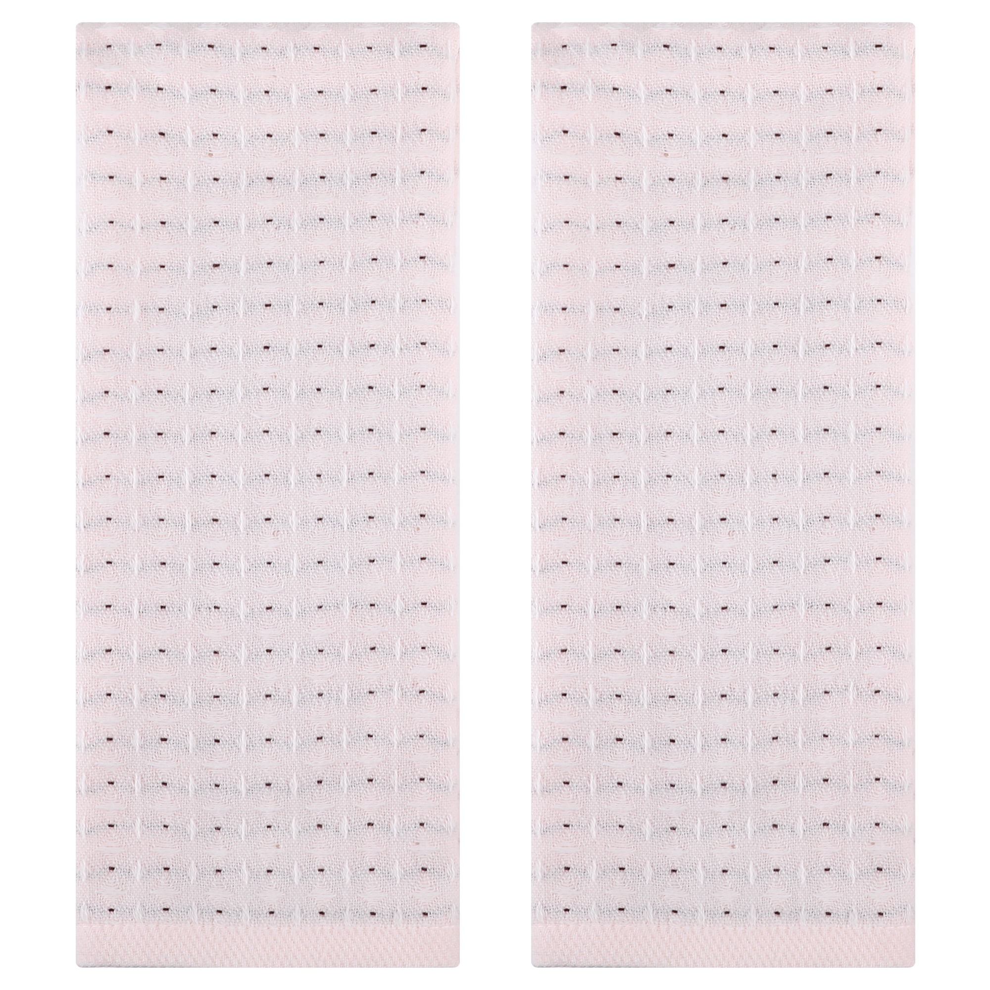 Unique Bargains Waffle Hand Towels for Bathroom 2 Pack Beige