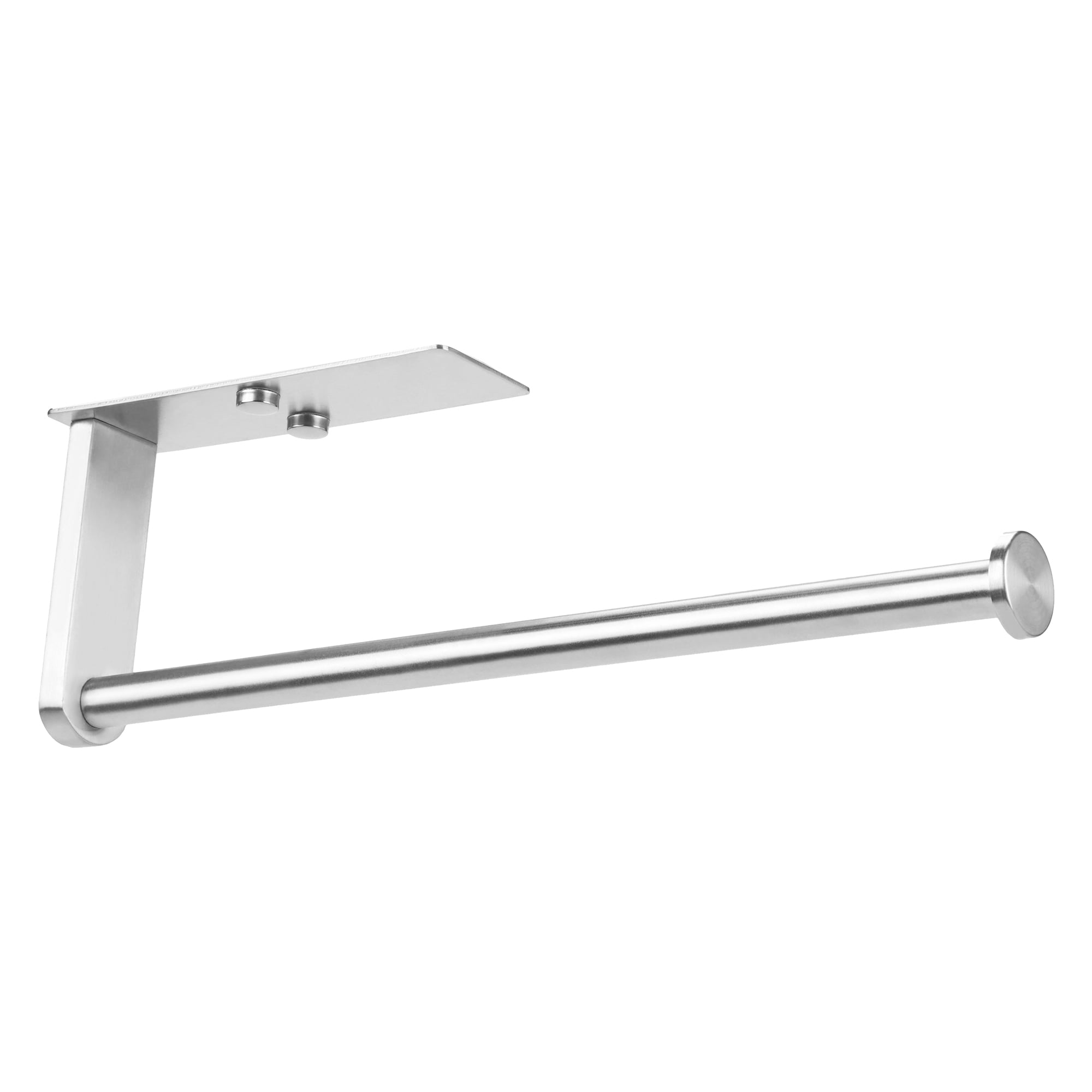 Unique Bargains Wall Mount Metal Rustproof Kitchen Towel Rack Silver B 11.8x3.9inch