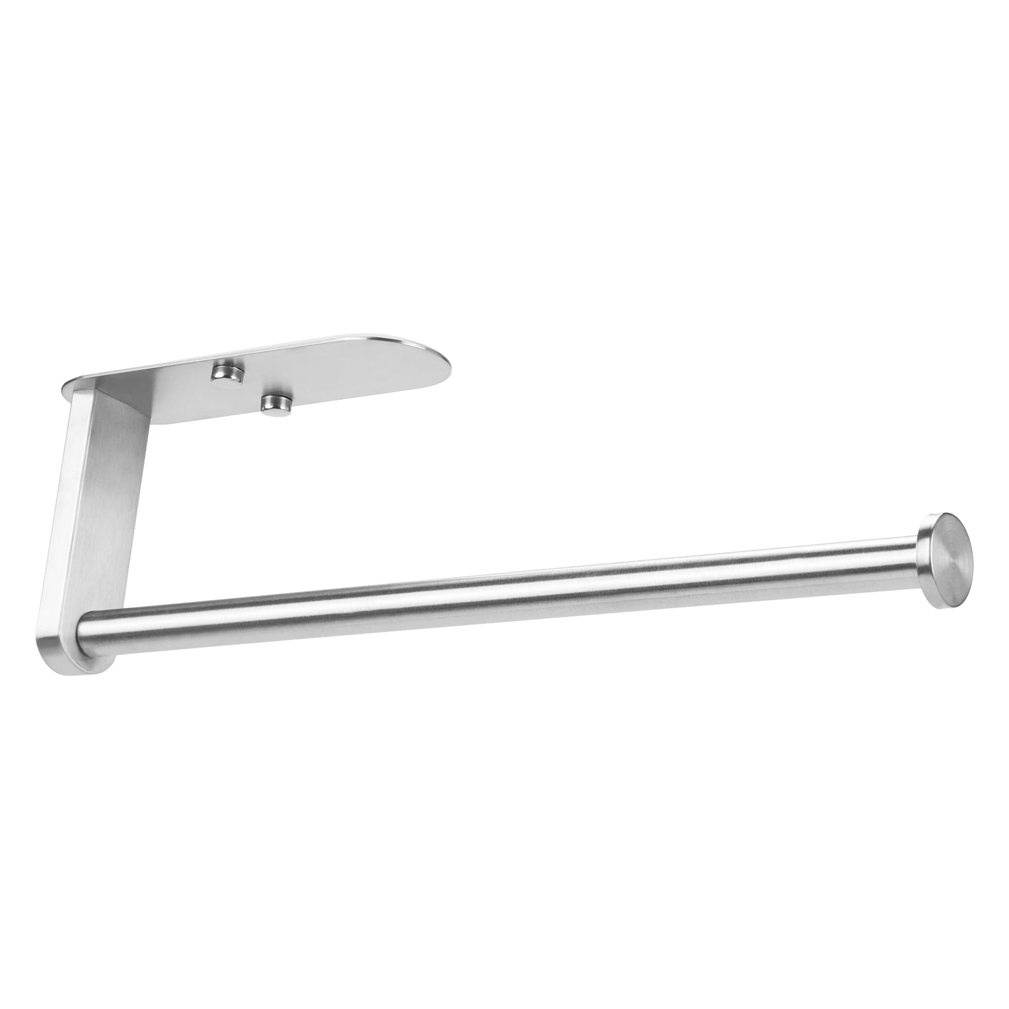 Unique Bargains Wall Mount Metal Rustproof Kitchen Towel Rack Silver C 11.8x3.9inch