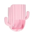 thumbnail image 1 of Unique Bargains Wall Mounted Toothbrush Holders Cactus Toothbrush Holder Organizers Wall Mounted Toothbrush Storage Pink, 1 of 7