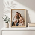 thumbnail image 1 of Unique Bargains Wall Mounting and Tabletop Display Photo Frame Natural Wood Color 5" x 7", 1 of 5